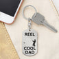 Real Cool Dad Dog Tag Keychain