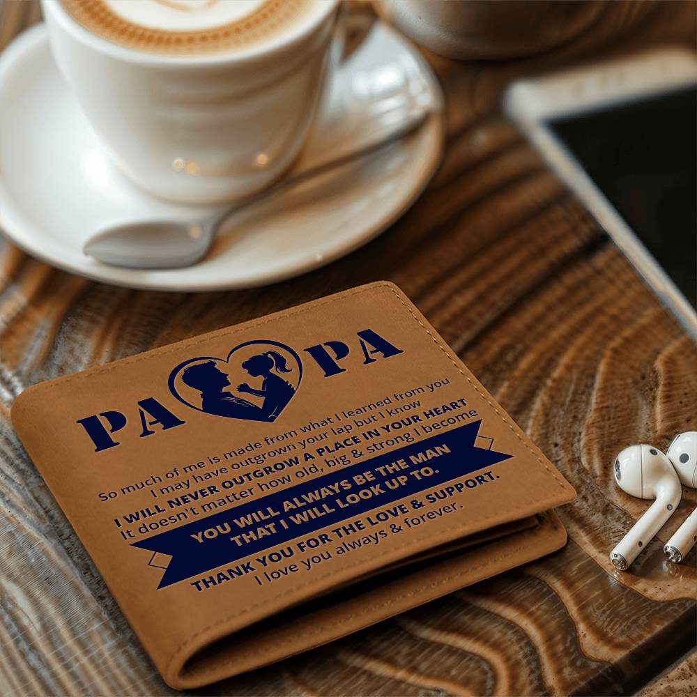 Personalized minimalist wallet for men personalized