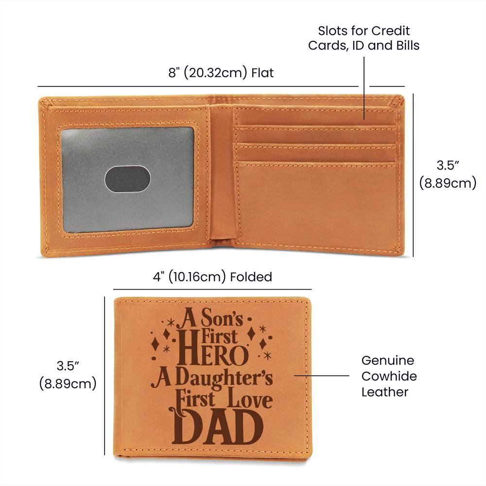 Dad - A Son[s First Hero A Daughters first love