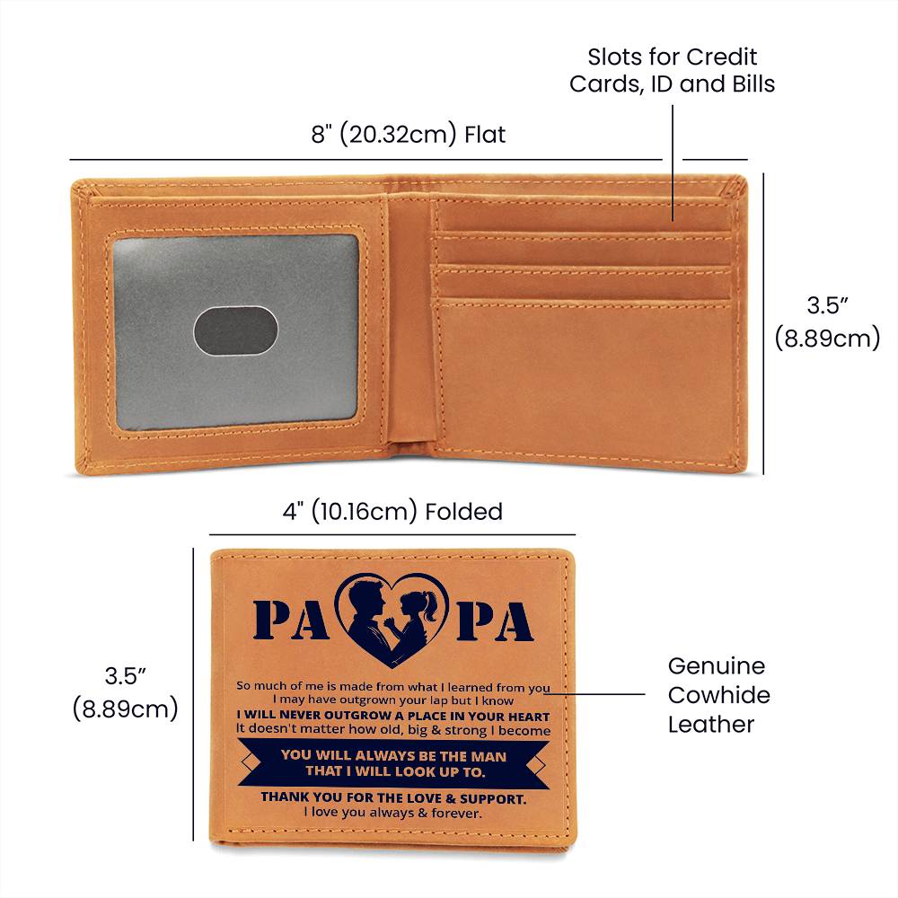 Personalized minimalist wallet for men personalized