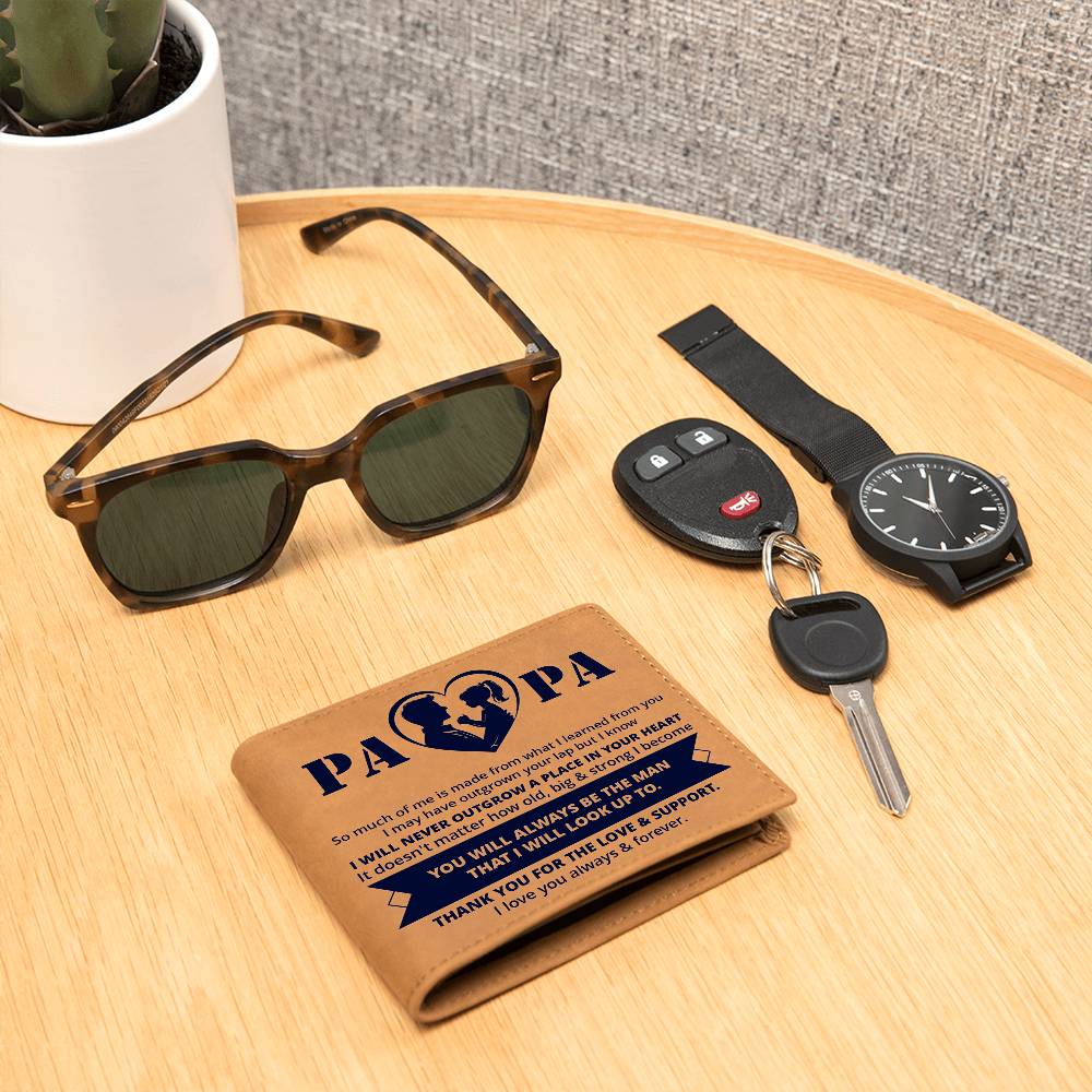Personalized minimalist wallet for men personalized