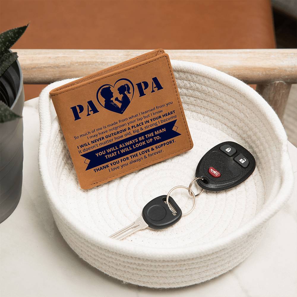 Personalized minimalist wallet for men personalized