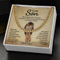 Son - This Old Lion Will Always Have Your Back! - Cuban Chain Neckace