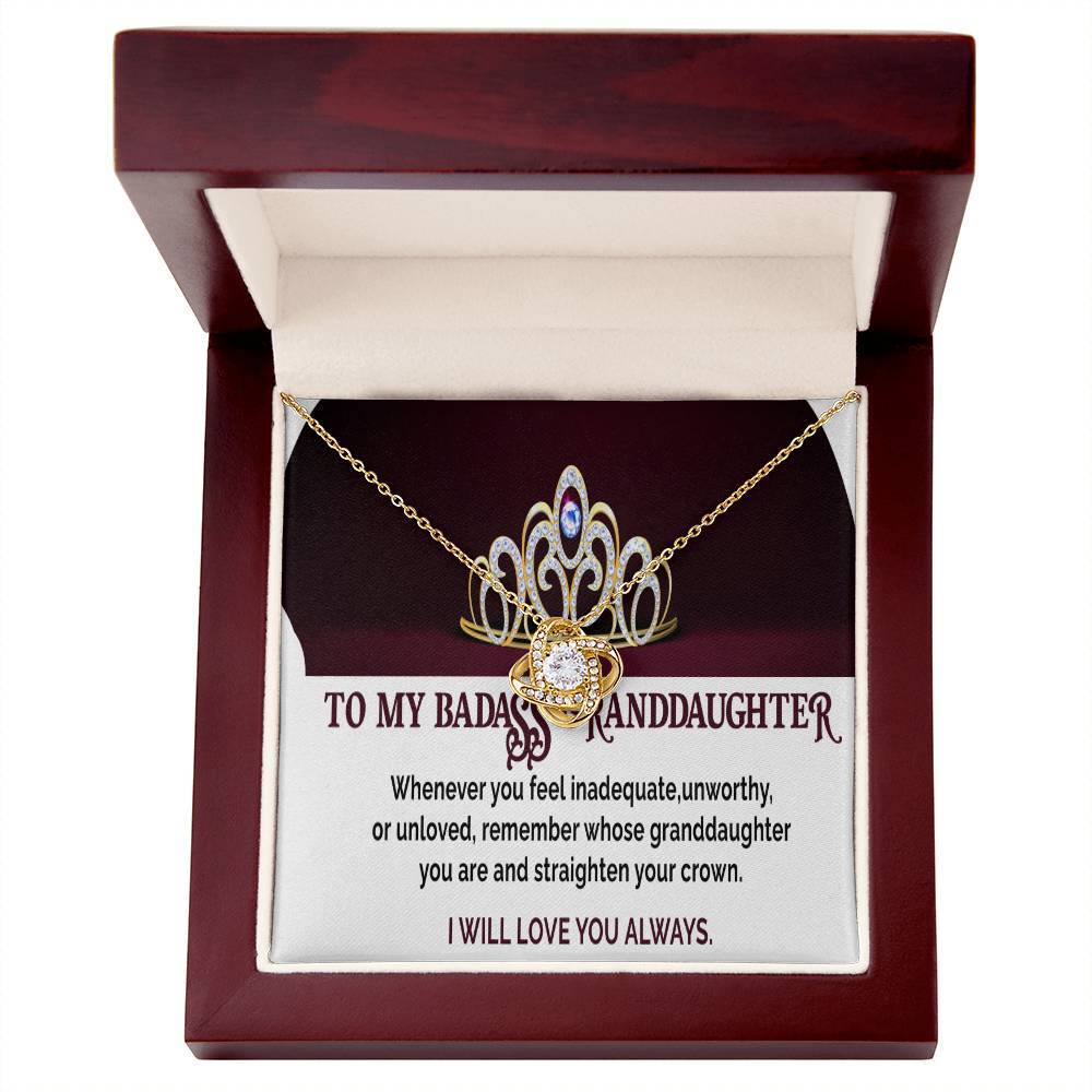 Granddaughter - Love knot necklace