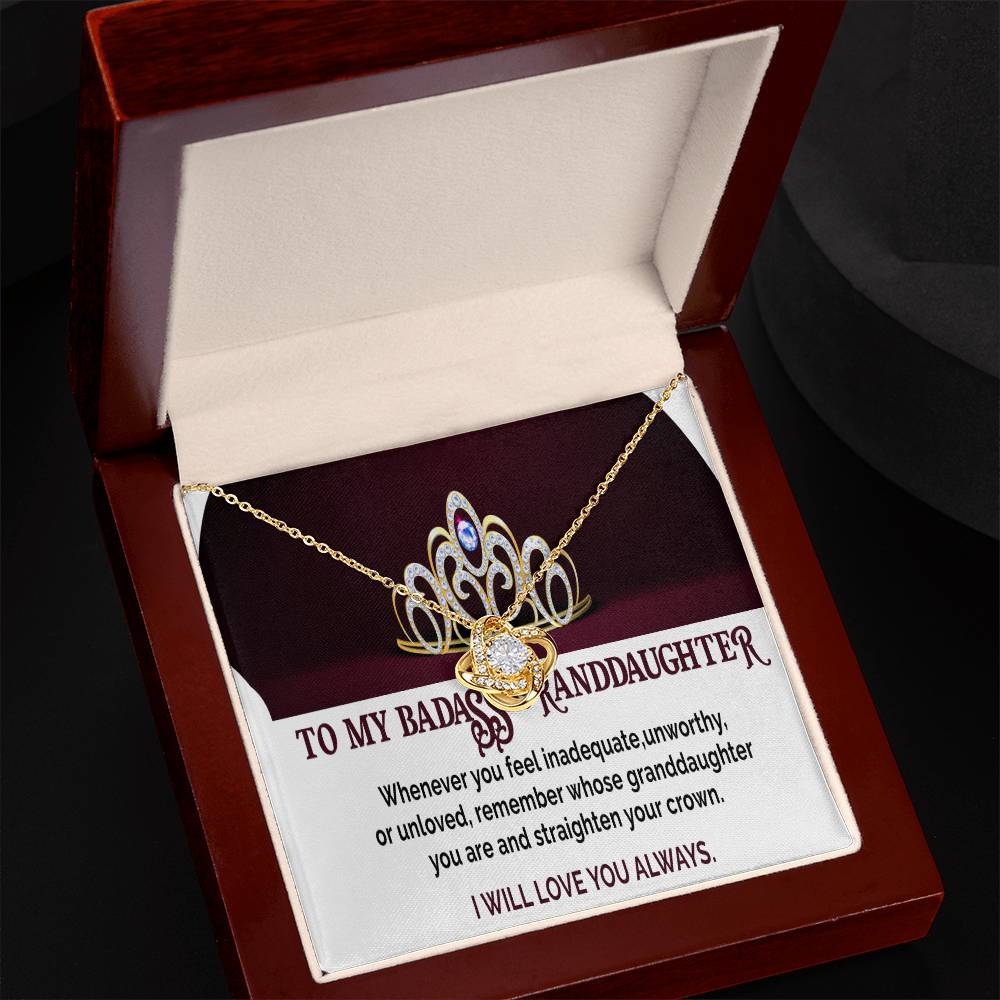 Granddaughter - Love knot necklace
