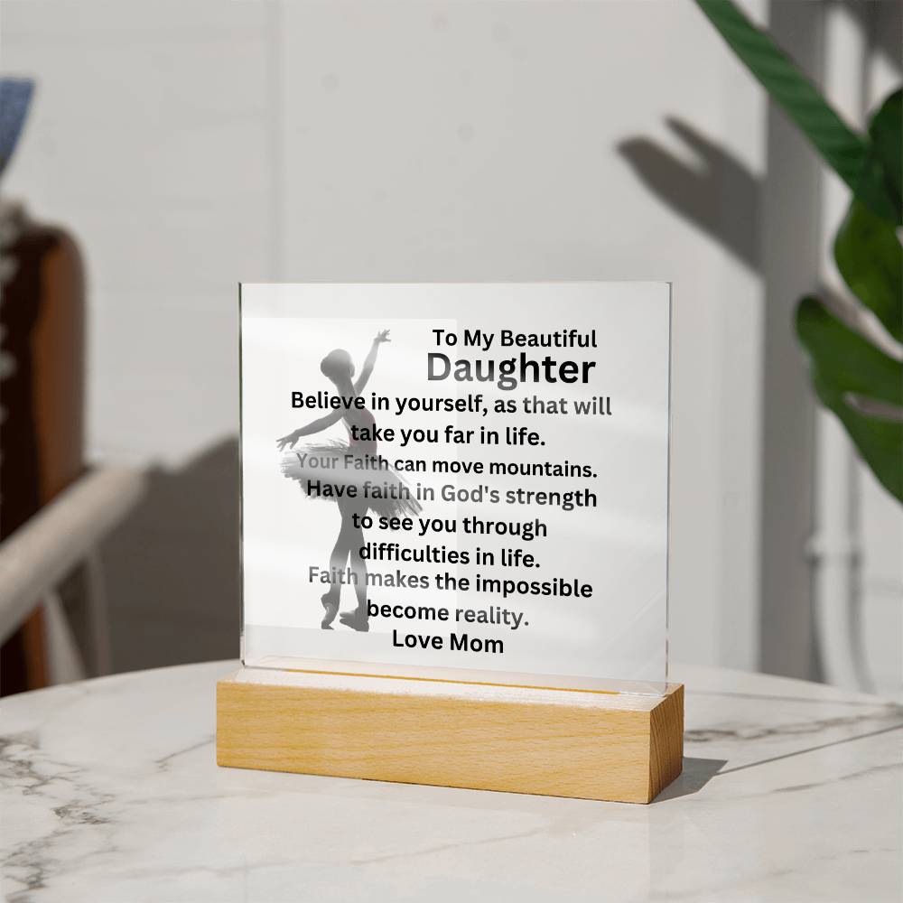 Daughter - Believe In Yourself Night light
