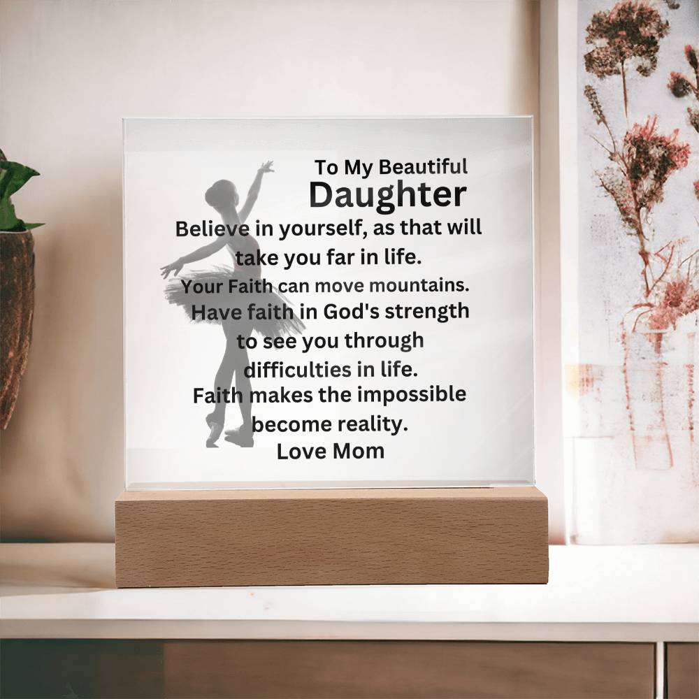 Daughter - Believe In Yourself Night light