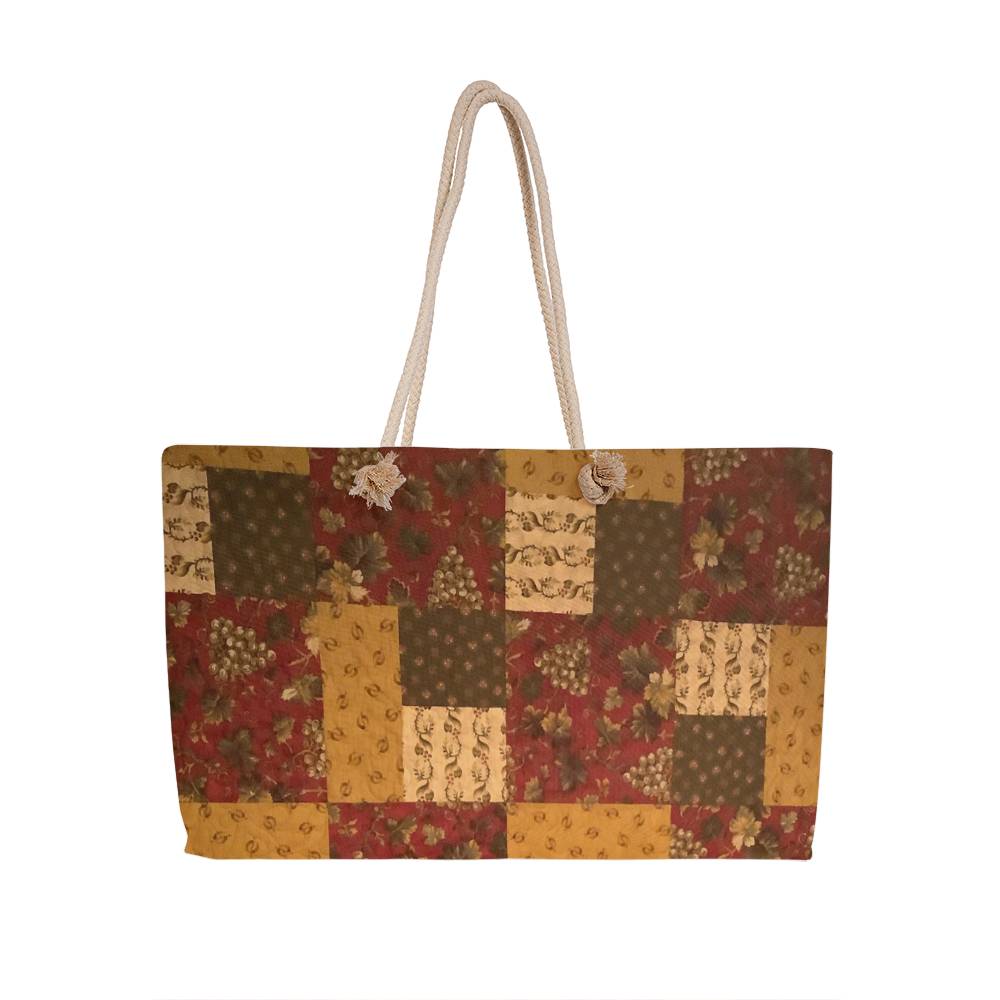 Artisan Quilt Inspired Tote Bag: One-of-a-Kind Handmade Piece, - Perfect for Any Occasion
