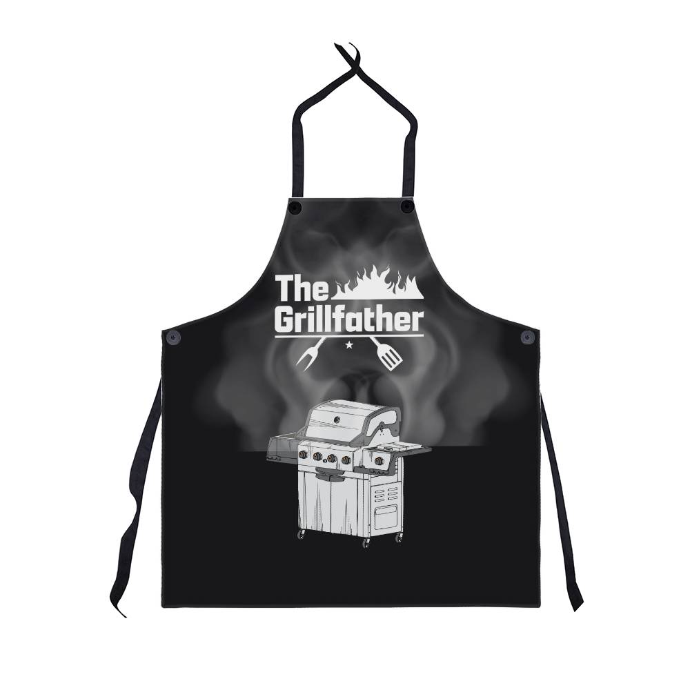 The Grill Father BBQ Apron: Don of the Grill - Don't Miss Out – Get the Grill Father Apron Now!