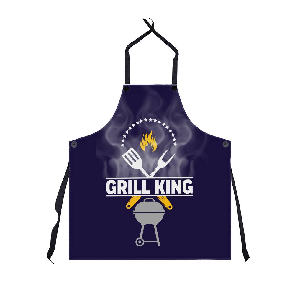 Grilling King Apron: Because you are the KING of BBQ - Make Every Cookout Legendary – Shop Now!