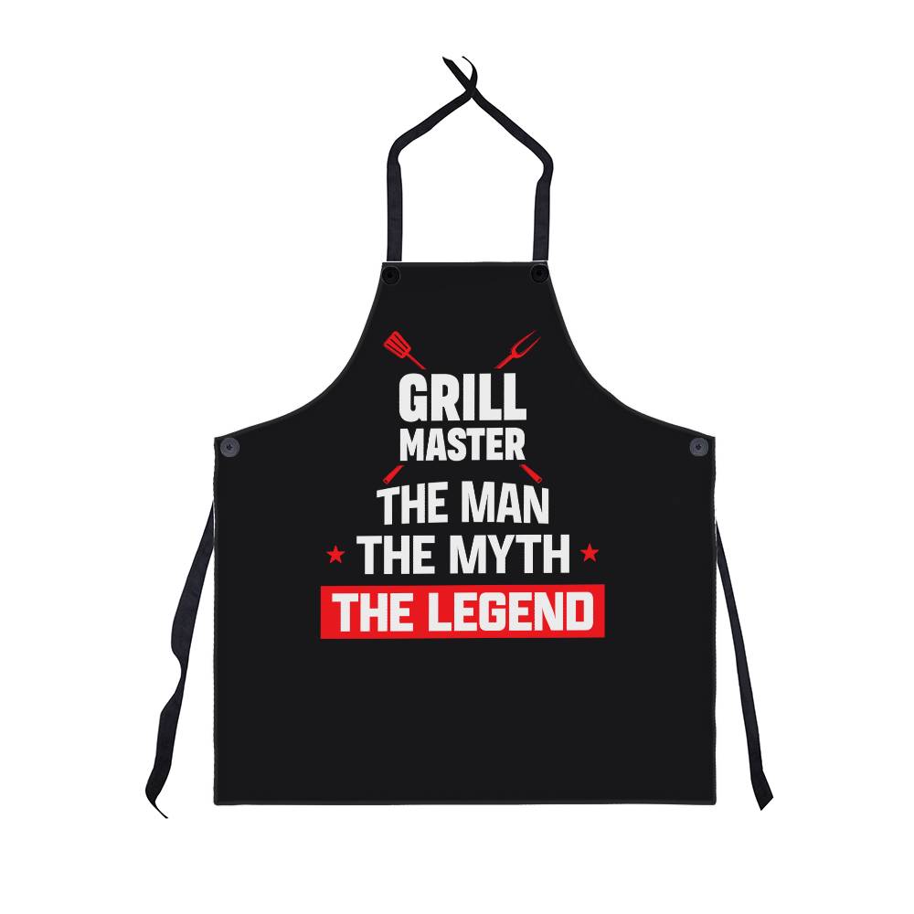 Epic Grill Master Apron: The Man, The Myth, The Legend - Elevate Your BBQ Game – Get Yours Now!