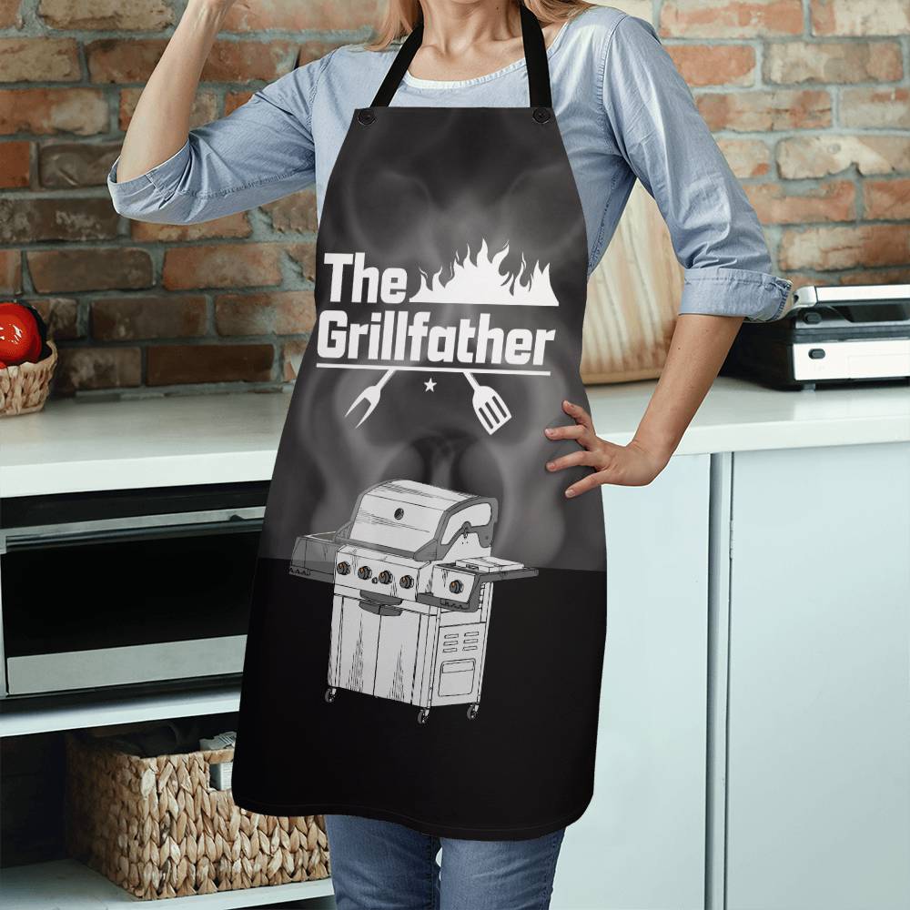 The Grill Father BBQ Apron: Don of the Grill - Don't Miss Out – Get the Grill Father Apron Now!