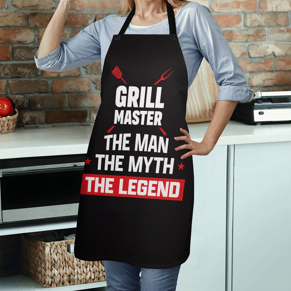 Epic Grill Master Apron: The Man, The Myth, The Legend - Elevate Your BBQ Game – Get Yours Now!