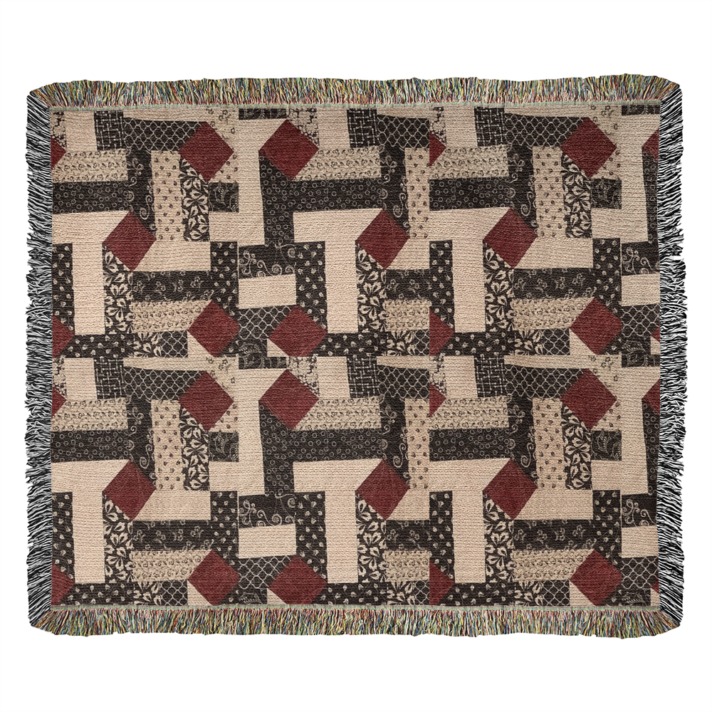 Heirloom woven blanket 1,920 x 1,600 x 3 to size ( landscape) blanket