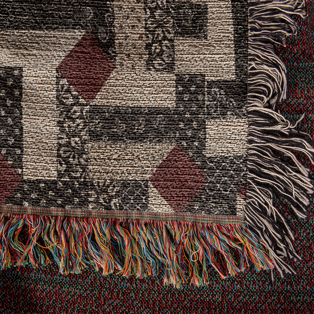 Heirloom woven blanket 1,920 x 1,600 x 3 to size ( landscape) blanket