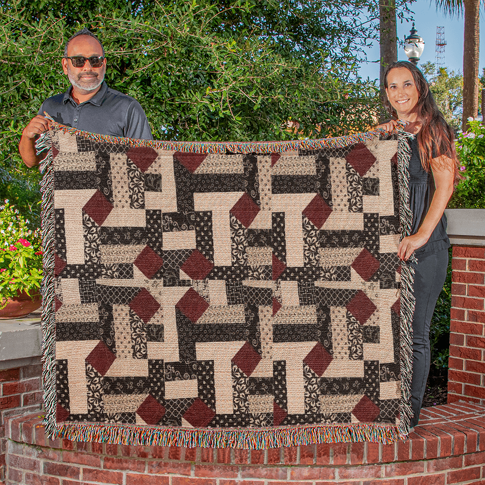 Heirloom woven blanket 1,920 x 1,600 x 3 to size ( landscape) blanket
