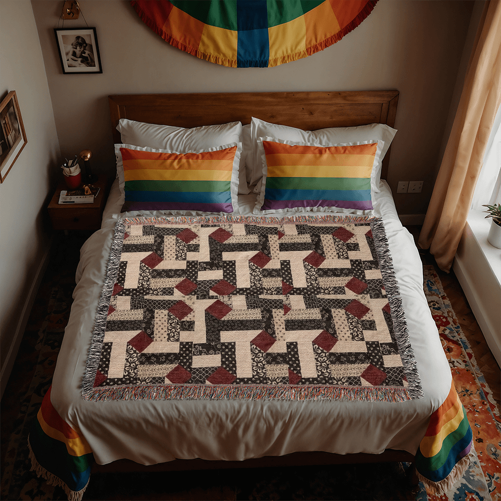 Heirloom woven blanket 1,920 x 1,600 x 3 to size ( landscape) blanket