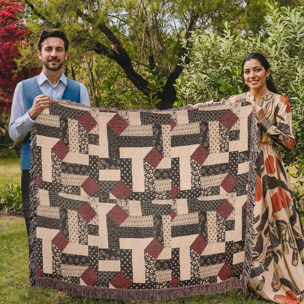 Heirloom woven blanket 1,920 x 1,600 x 3 to size ( landscape) blanket