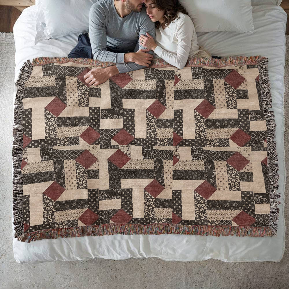 Heirloom woven blanket 1,920 x 1,600 x 3 to size ( landscape) blanket