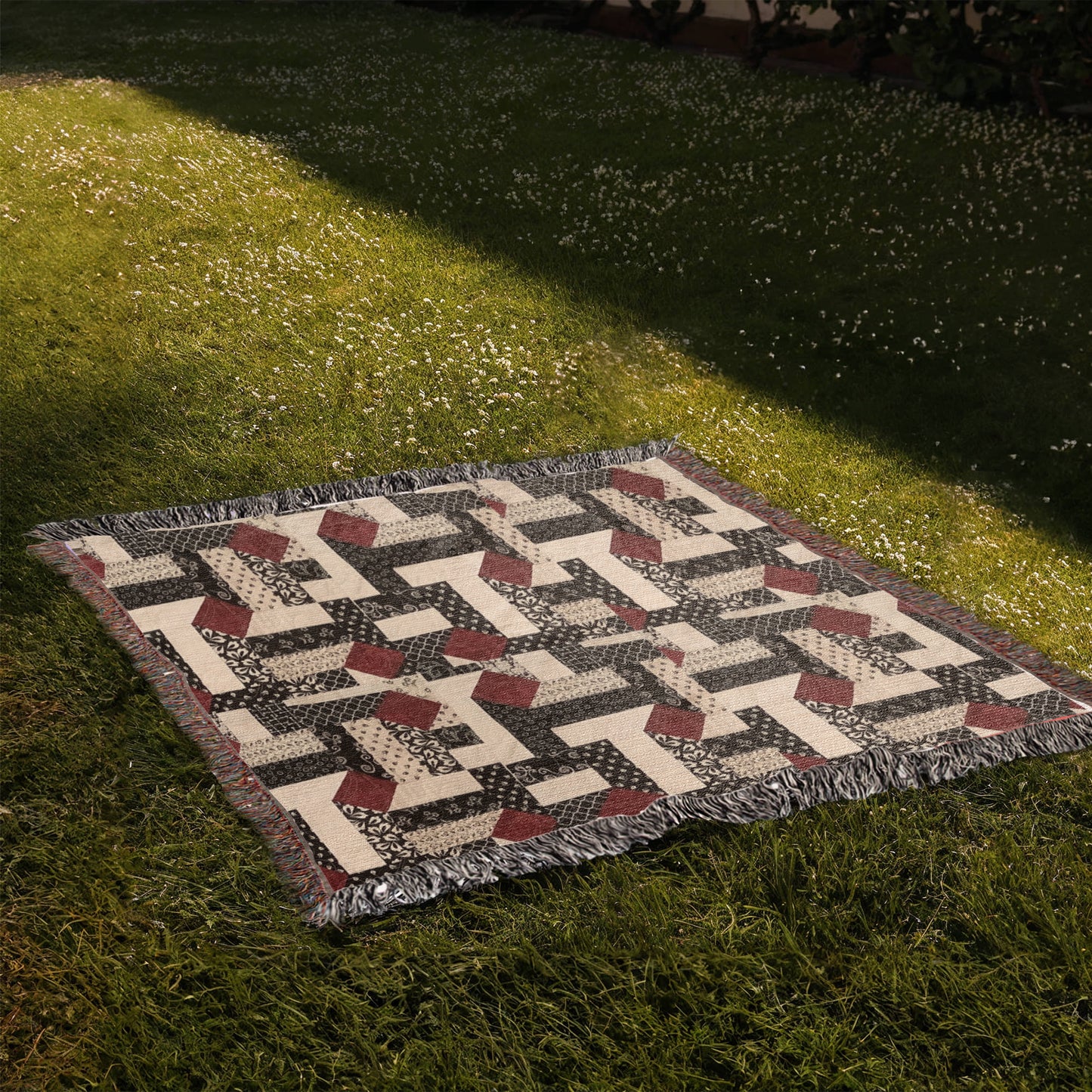 Heirloom woven blanket 1,920 x 1,600 x 3 to size ( landscape) blanket