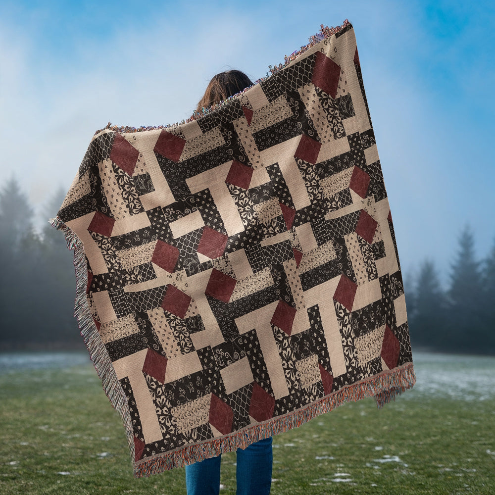 Heirloom woven blanket 1,920 x 1,600 x 3 to size ( landscape) blanket