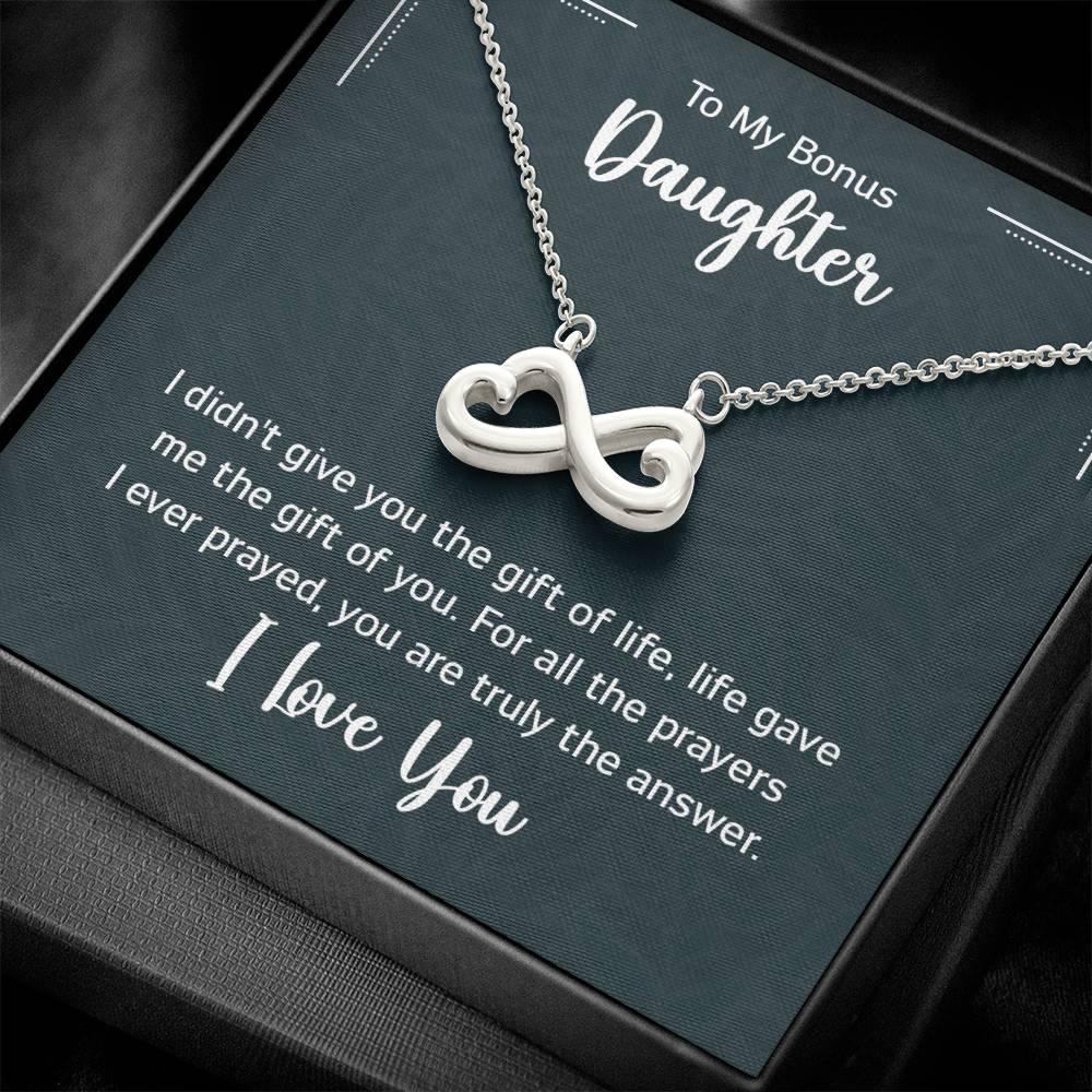 Express your affection with the Endless Love Necklace, showcasing a heart-shaped infinity symbol in 14k white gold or 18k yellow gold finish, polished to perfection, adjustable chain."
