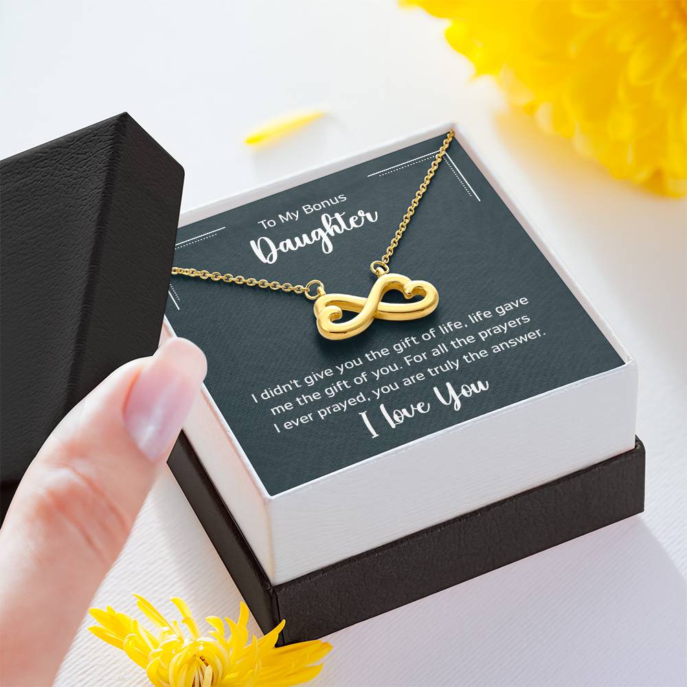 Express your affection with the Endless Love Necklace, showcasing a heart-shaped infinity symbol in 14k white gold or 18k yellow gold finish, polished to perfection, adjustable chain."