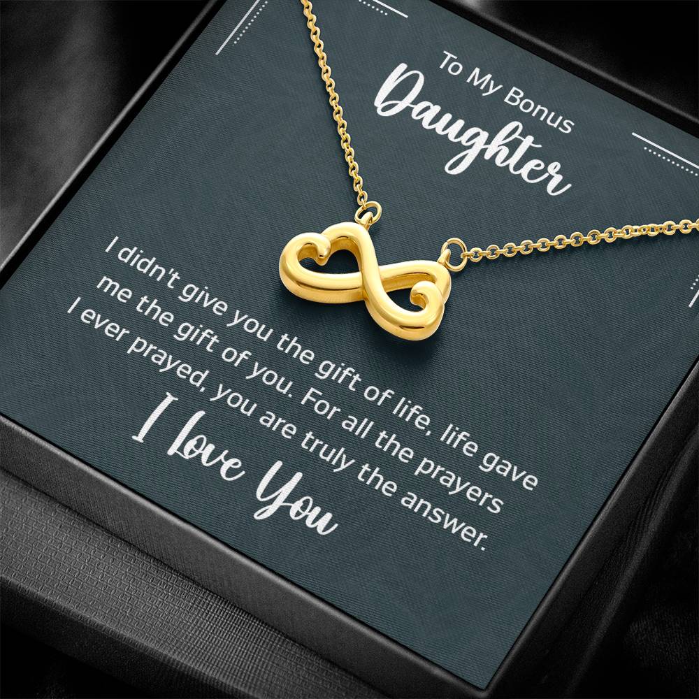 Express your affection with the Endless Love Necklace, showcasing a heart-shaped infinity symbol in 14k white gold or 18k yellow gold finish, polished to perfection, adjustable chain."