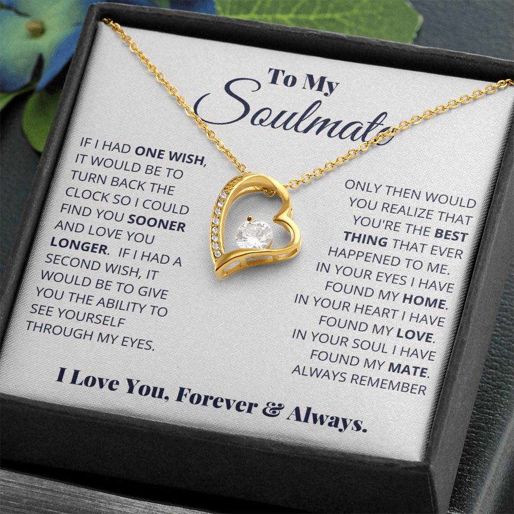 Soulmate - Realize you are the best thing that ever happened to me...