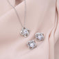 love knot necklace with matching earrings