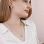 love knot necklace with matching earrings