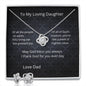 love knot necklace with matching earrings