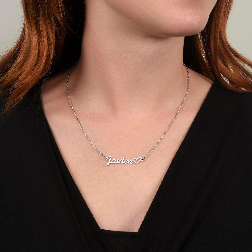 Show Your Loved One The Ultimate Love And Respect With A Name Necklace And Heart