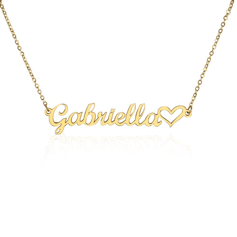 Show Your Loved One The Ultimate Love And Respect With A Name Necklace And Heart