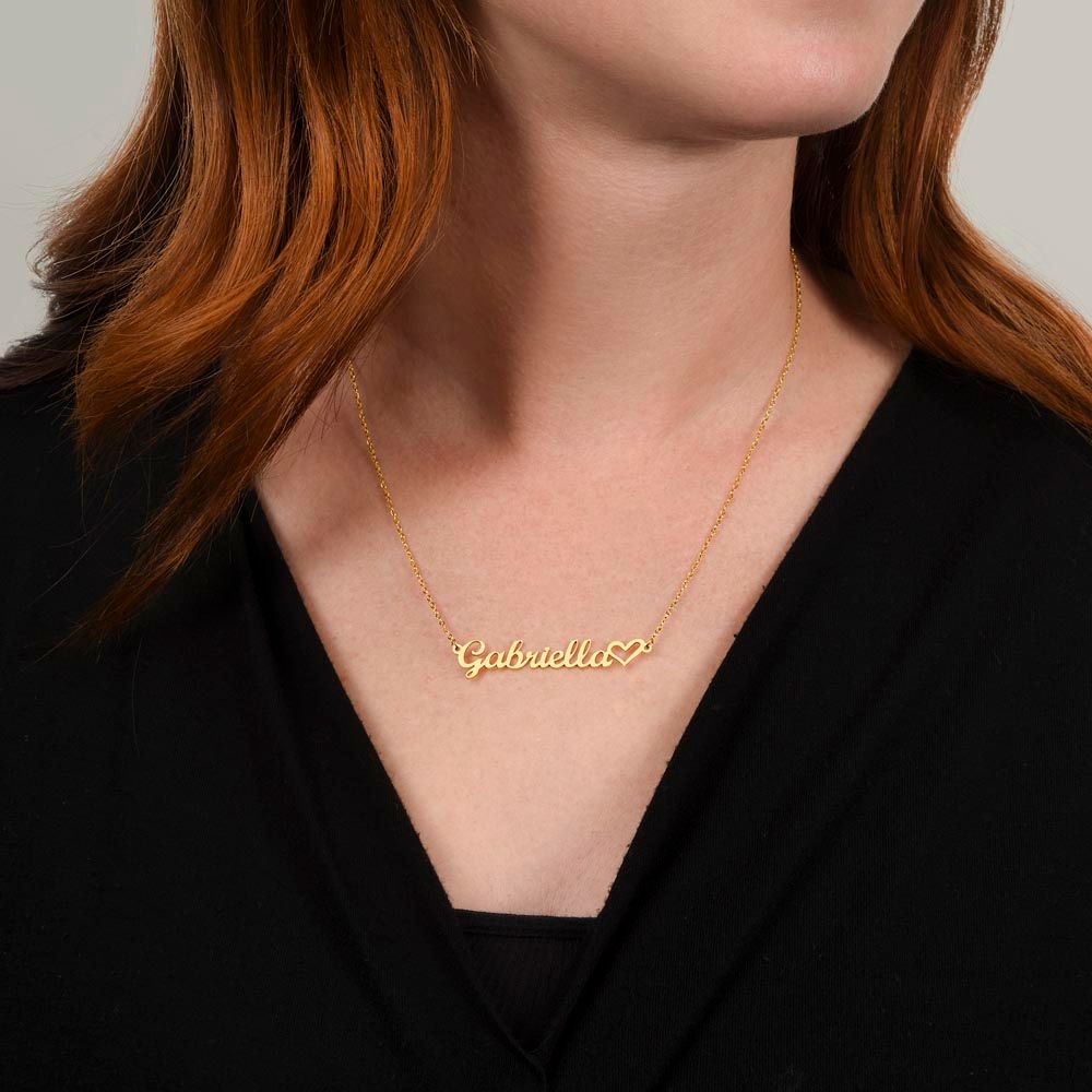Show Your Loved One The Ultimate Love And Respect With A Name Necklace And Heart