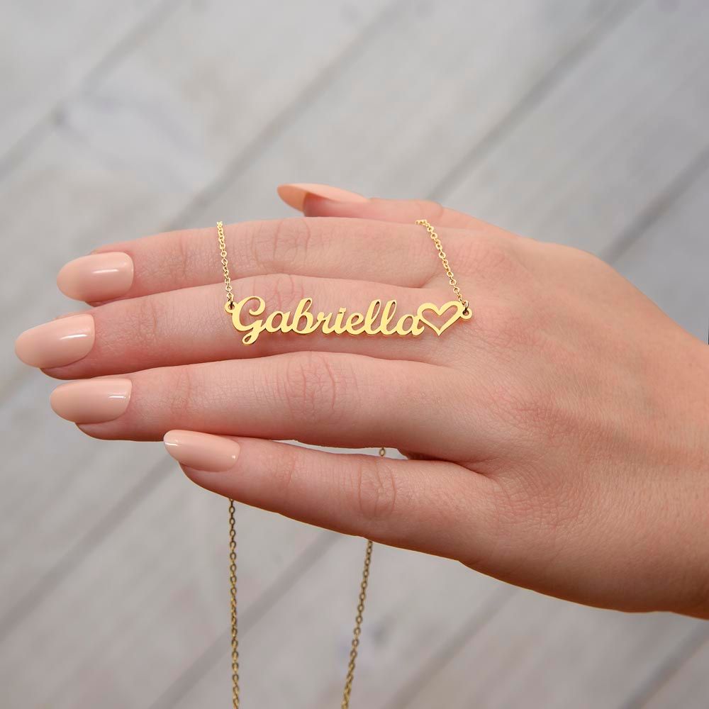 Show Your Loved One The Ultimate Love And Respect With A Name Necklace And Heart