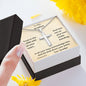 To My Grandson, Trust In The Lord with All Of Your Heart Lean Not To Your Own Understanding, Personalized Cross Necklace