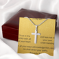 Proverbs 3:5&6 mahogany box 4