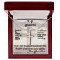 to My Grandson, Trust In The Lord With All Of Your Heart, Gift To Grandson, Cross Necklace