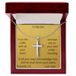 Son Trust The Lord Wth All Your Heart And Lean not on Your Own Understanding In All Your Ways Acknowledge Him And He Will Direct Your Steps Love Dad