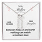 Mother - Between Heaven and Earth, Charm Names Necklace, Gift For Mom Holiday present, Anniversary, Or Birthday Gift