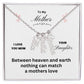Mother - Between Heaven and Earth, Charm Names Necklace, Gift For Mom Holiday present, Anniversary, Or Birthday Gift