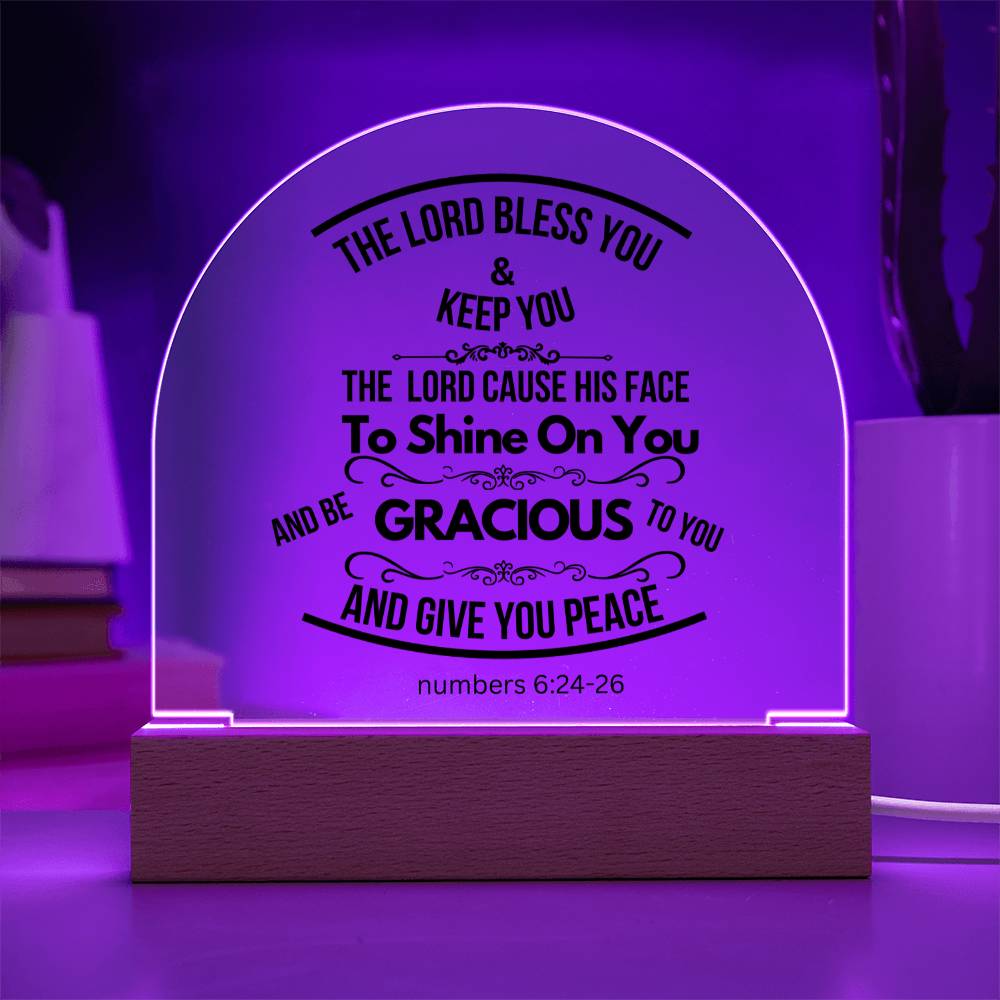 Dad - The Lord Bless You & Keep You | Gift For dad | Numbers 6:24-26 | Christian Gift