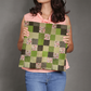 Green Patchwork Quilt classic pillow