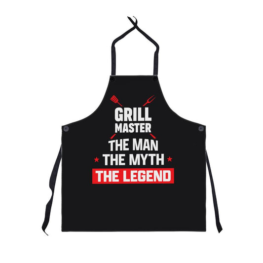 Epic Grill Master Apron: The Man, The Myth, The Legend - Elevate Your BBQ Game – Get Yours Now!