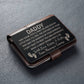 Metal Wallet Insert Card | Daddy Very Soon, You'll Meet Me And Kiss My little Face | Reminder Card