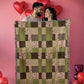 Glenna's green Heirloom woven blanket  1,600 x 1,920 x 3 to size  portrait blanket