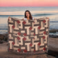 Heirloom woven blanket  1,920 x 1,600 x 3 to size ( landscape) blanket