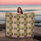Glenna's green Heirloom woven blanket  1,920 x 1,600 x 3 to size  landscape blanket