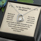 Daughter - Have faith In Yourself - Dainty Heart Necklace